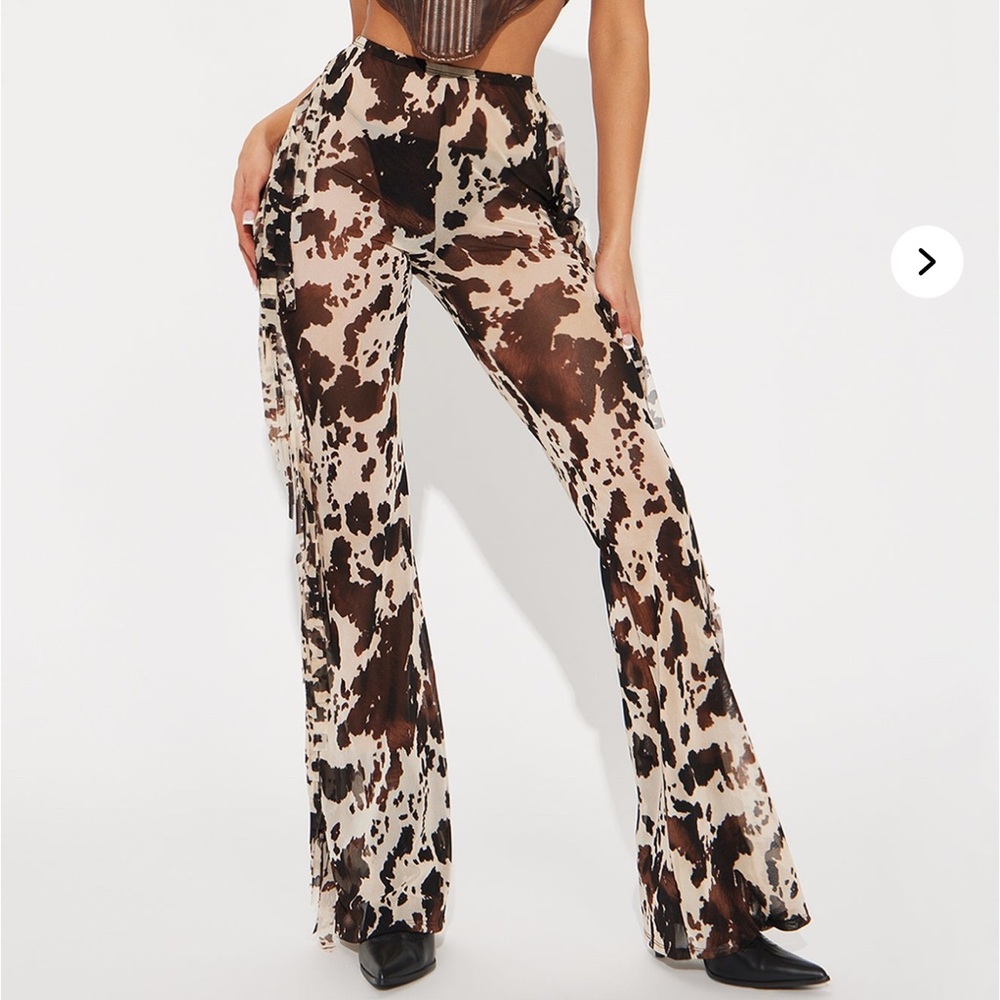 festival mesh cowgirl pants